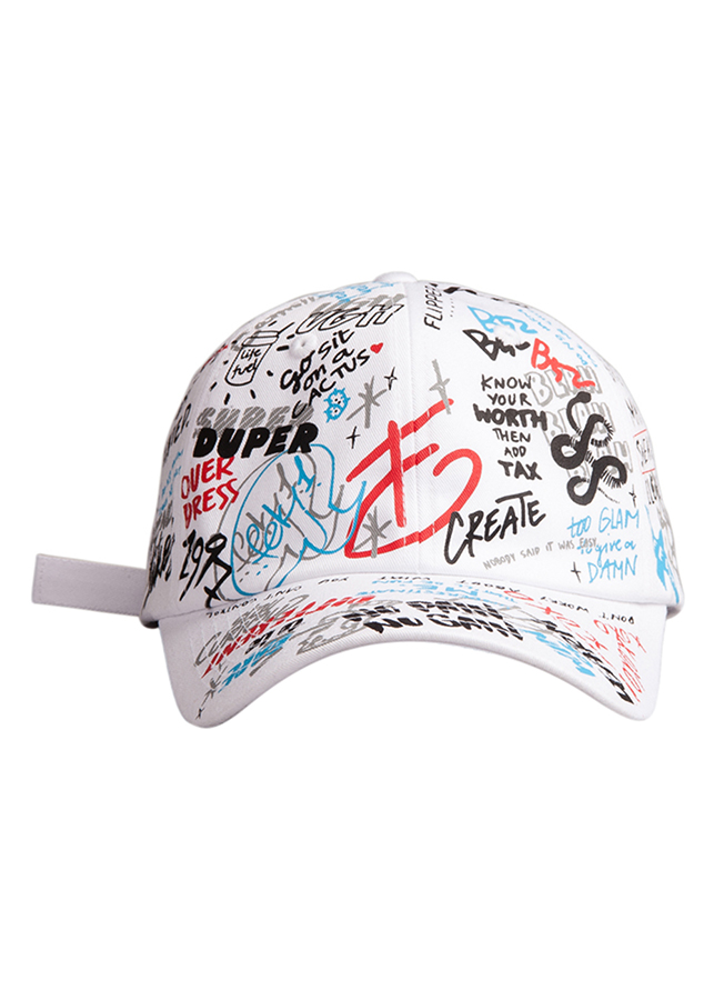 PREMI3R Mũ lưỡi trai Nón Ballcap 4SKETCH WH Premi3r FL395 - Trắng mũ lưỡi trai phong cách hàn quốc nón thương hiệu chính hãng