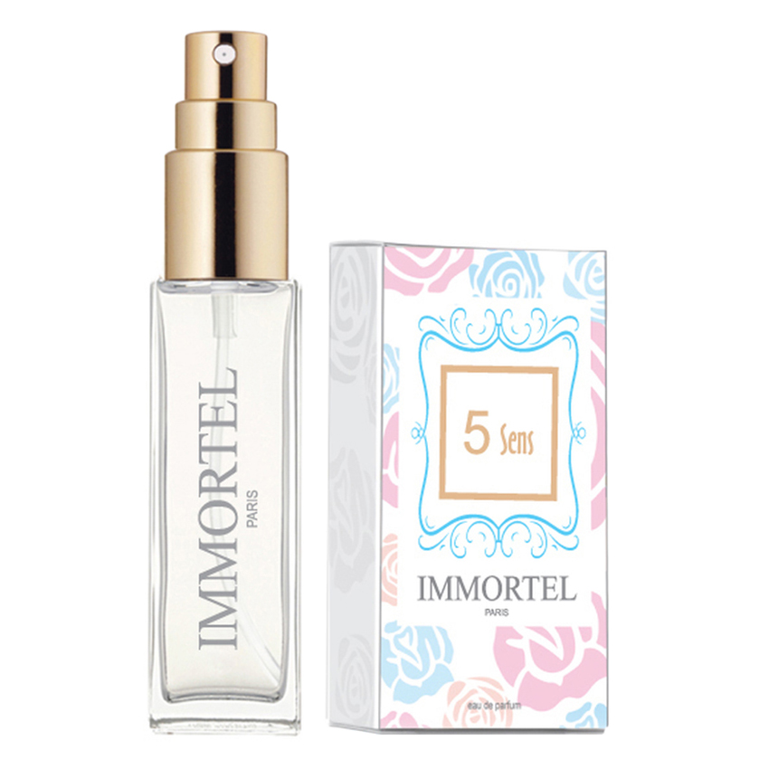 Nước Hoa Nữ Immortel Paris 5 Sens  Eau De Parfum .Dung Tích 8ml- Phong cách quyến rũ, cuốn hút, gợi cảm - 0603A