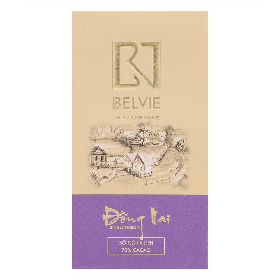 Socola Đen Belvie Đồng Nai 70% Cacao Belvie-DN80