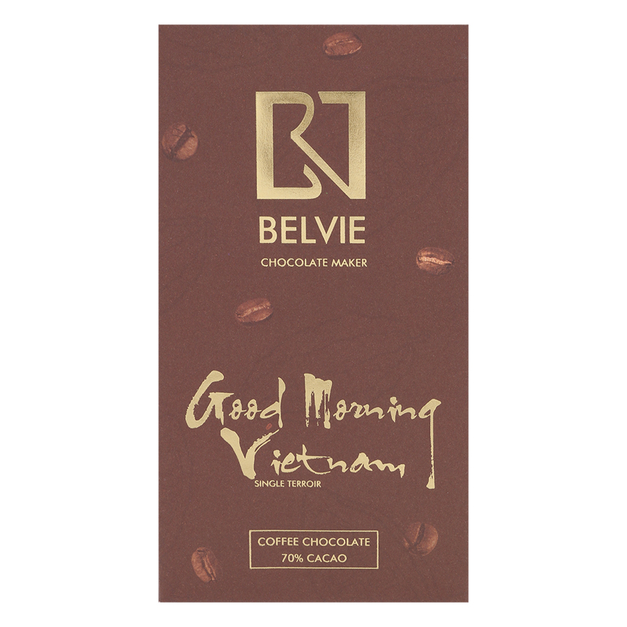 Socola Café Belvie Good Morning 70% Cacao Belvie-GMV80 (80g)