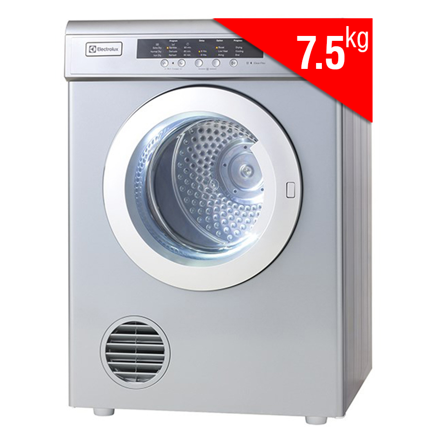 Máy Sấy Cửa Trước Electrolux EDV7552S (7.5kg) - Xám Bạc - Hàng Chính Hãng