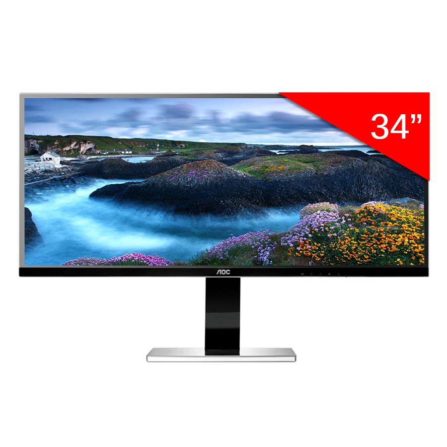 Màn Hình AOC U3477PQU 34inch 4K 5ms 60Hz IPS Speaker - Hàng Chính Hãng