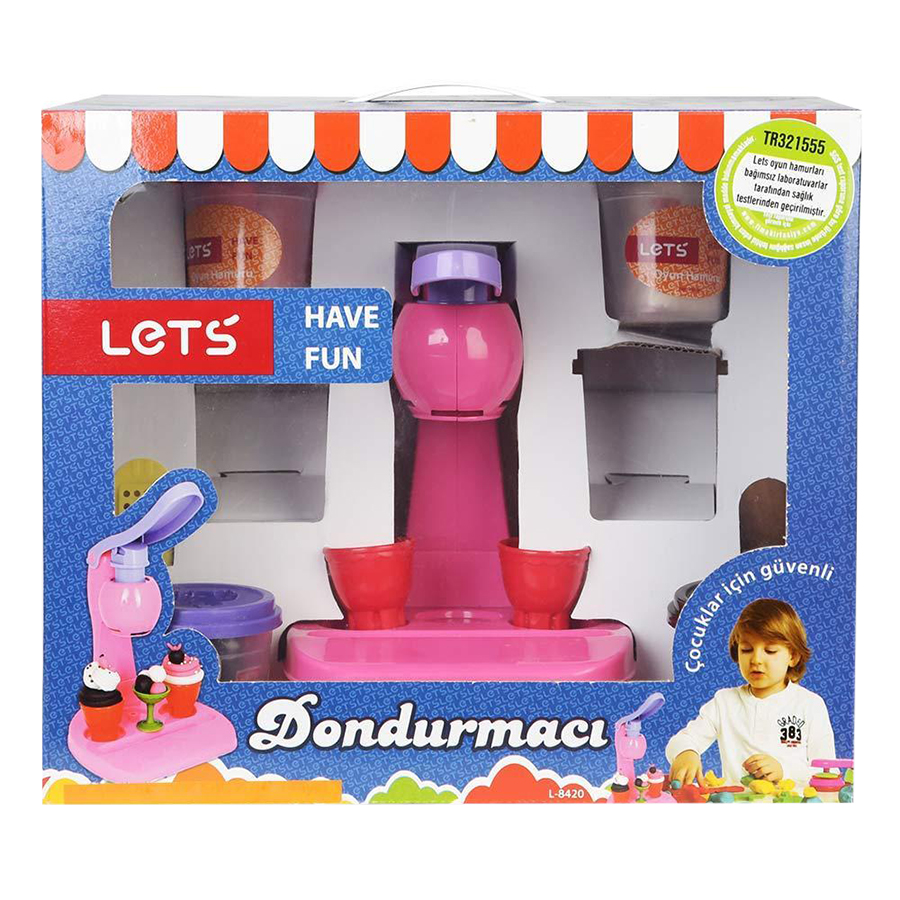 Bộ bột nặn máy làm kem LET'S L-8420