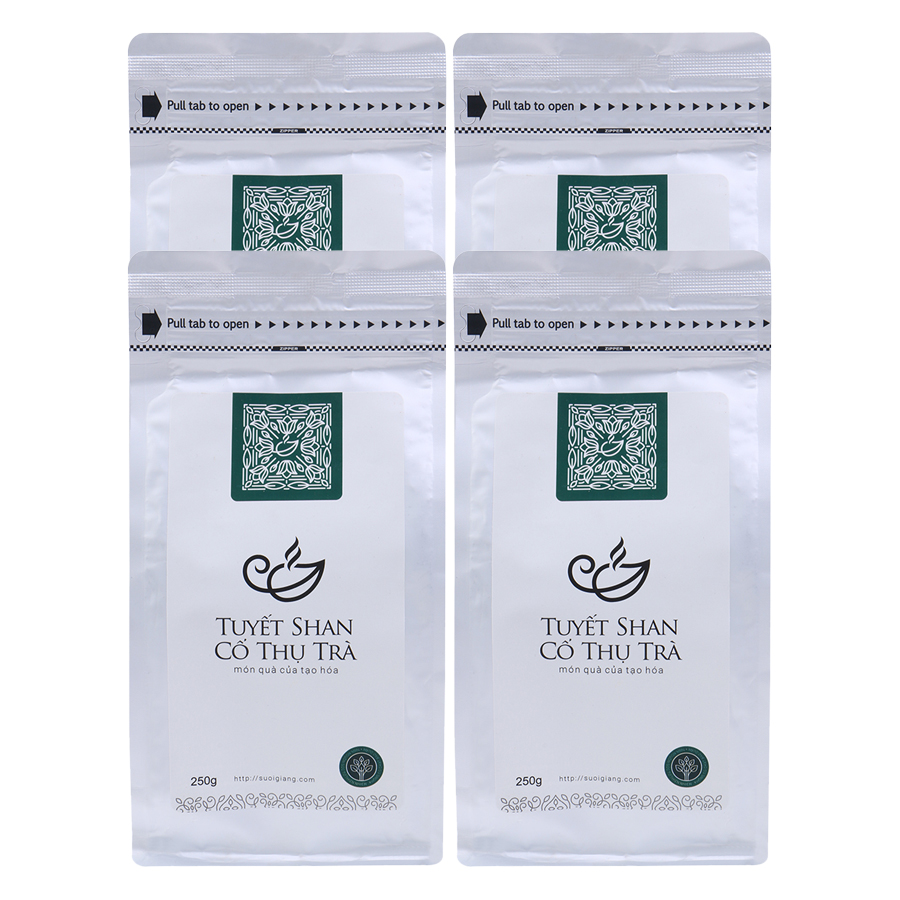 Combo 4 Gói Trà Tuyết Shan Giàng B - Tuyết Shan Cổ Thụ Trà (250g / Gói)