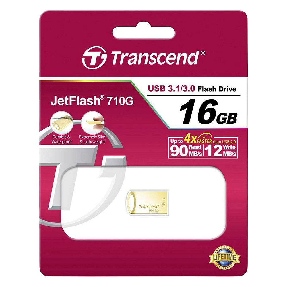 USB Transcend JetFlash TS16GJF710 16GB - USB 3.0 - Hàng Chính Hãng