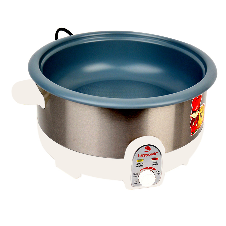 Nồi Lẩu Điện Có Xửng Happy Cook HCHP-350ST - Hàng Chính Hãng