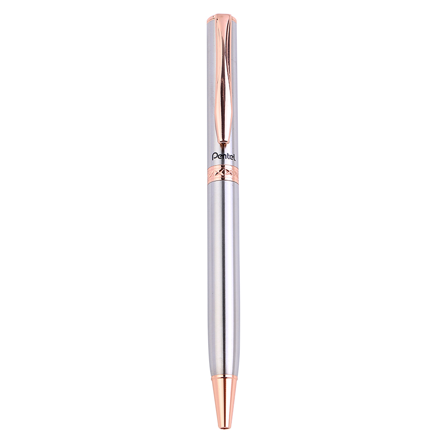 Bút Ký Cao Cấp Pentel B810PG - Vỏ Bạc (0.8mm)