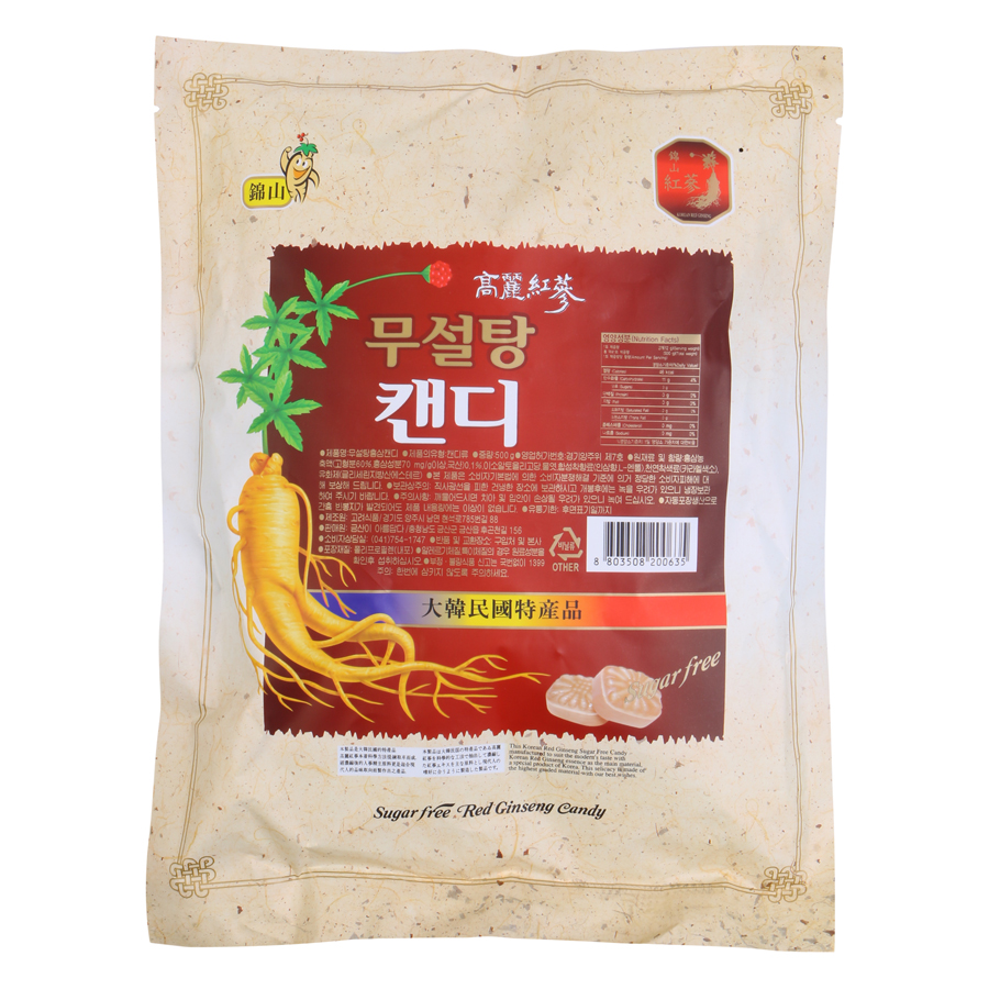 Kẹo Sâm Không Đường Korea Red Ginseng (500g)