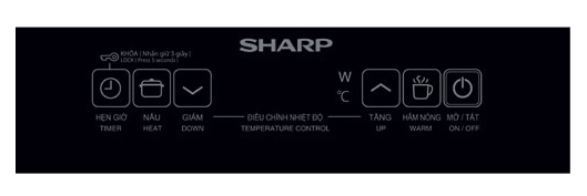 Bếp Điện Từ Sharp CY-200BP - Hàng chính hãng