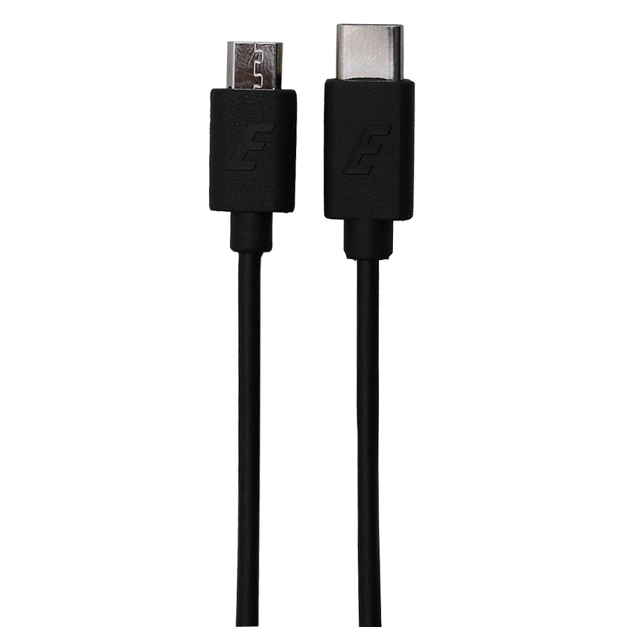 Cáp Sạc Type-C 2.0 To Micro USB Energizer C11C2MCGBK4 - Đen (1.2m) - Hàng chính hãng