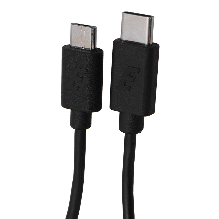 Cáp Sạc Type-C 2.0 To Micro USB Energizer C11C2MCGBK4 - Đen (1.2m) - Hàng chính hãng