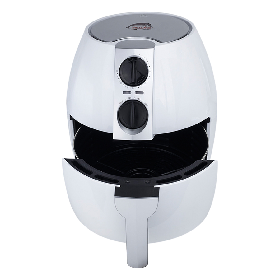 Nồi Chiên Nướng Chân Không Iruka I-58 (4.5L) - Trắng - Hàng chính hãng