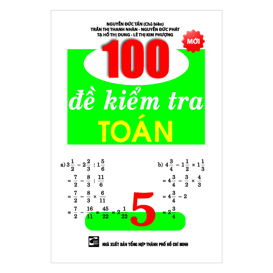 100 Đề Kiểm Tra Toán Lớp 5