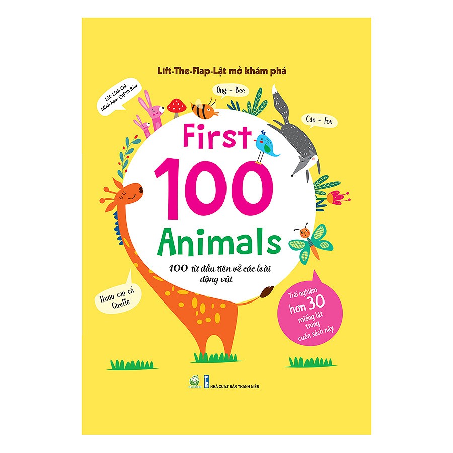 Combo Lift-The-Flap - Lật Mở Khám Phá - First 100 Words + First 100 Animals + First 100 Numbers 