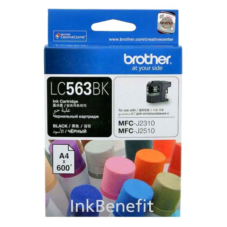 Brother LC-563BK Ink Cho MFC-J2310/J2510/J3520/J3720 - Hàng Chính Hãng