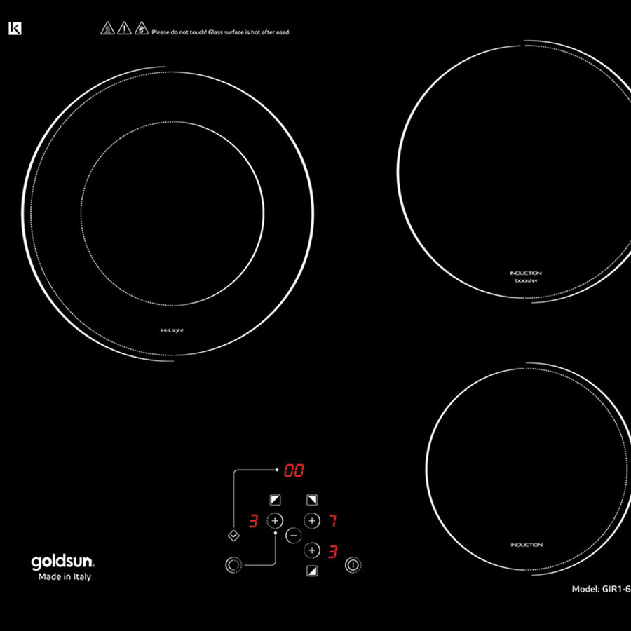 Bếp Điện Từ - Hồng Ngoại Kết Hợp Goldsun GIR1-631T - Hàng chính hãng