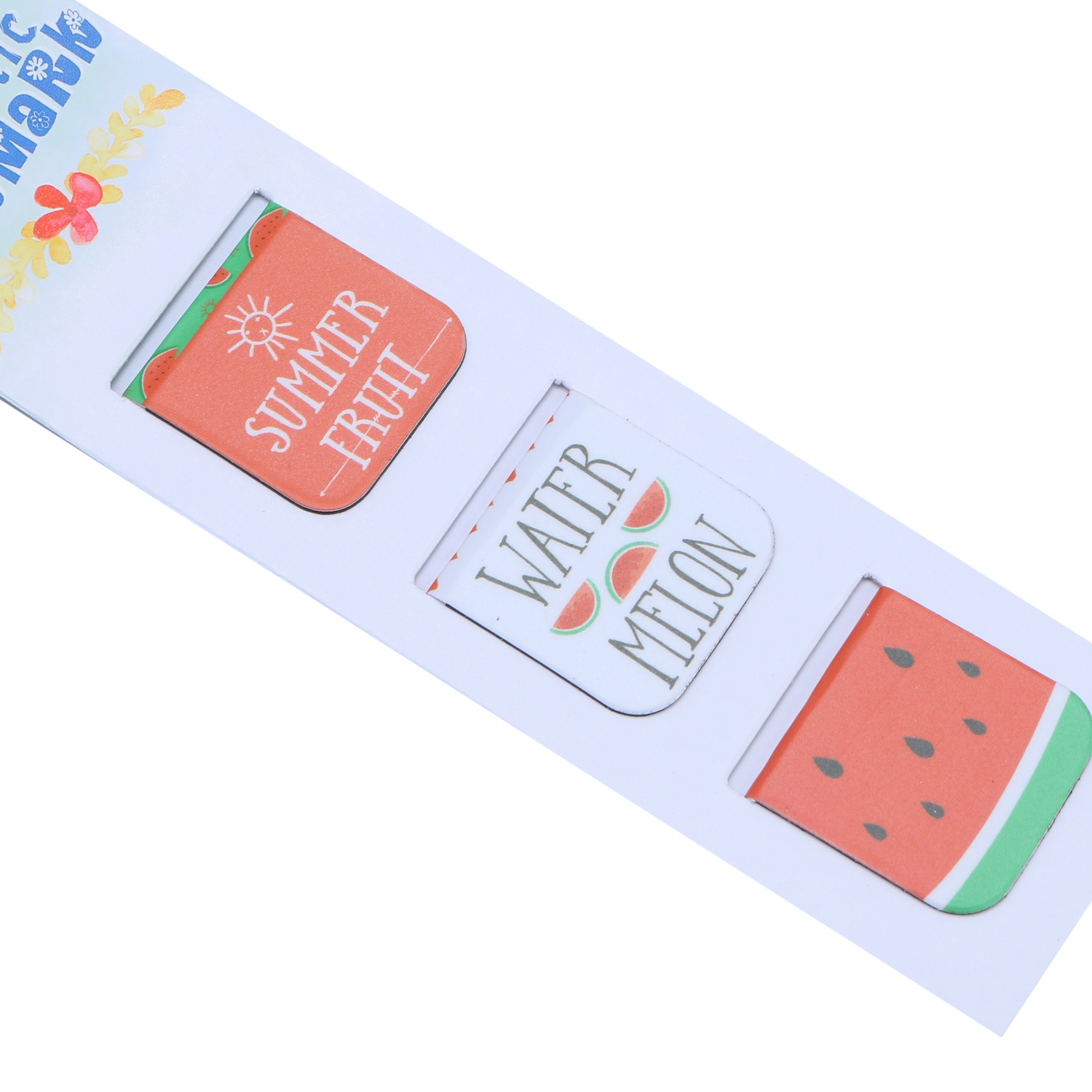 Bộ 3 Bookmark Nam Châm Kính Vạn Hoa - Summer Fruits: Watermelon