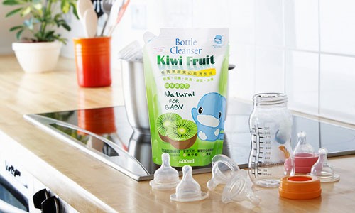 Túi Nước Rửa Bình Kuku Hương Kiwi KU1081 (600ml)