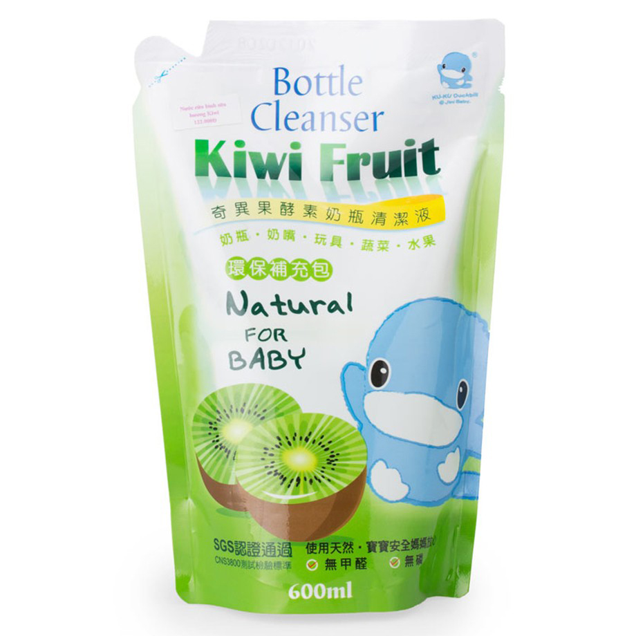 Túi Nước Rửa Bình Kuku Hương Kiwi KU1081