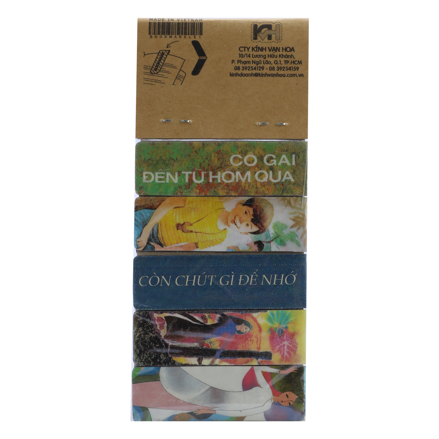 Bộ 5 Bookmark Nam Châm Kính Vạn Hoa - Tác Phẩm Của Nguyễn Nhật Ánh (Bìa Cũ)