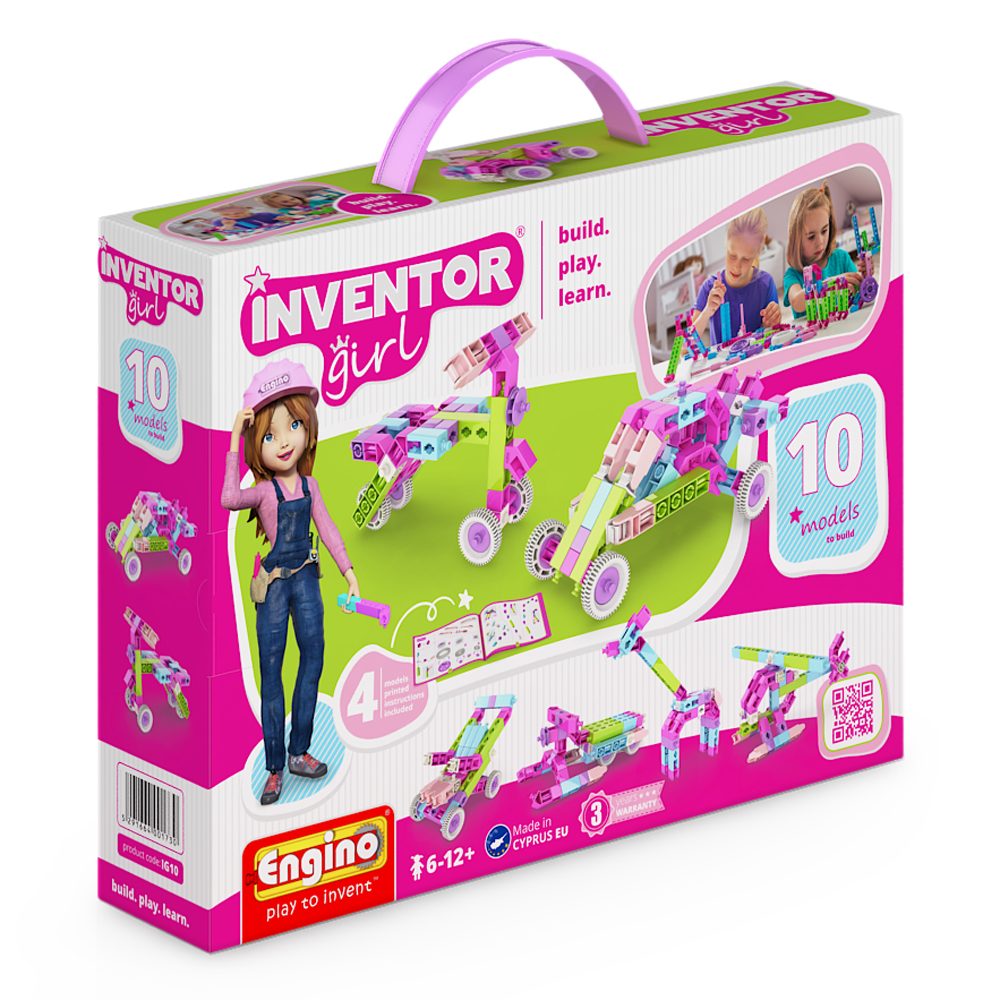 Mô Hình Sáng Tạo Cho Bé Gái Engino Inventor Girl - 10 Mẫu