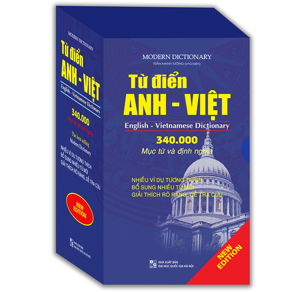 Hình ảnh Từ Điển Anh Việt 340.000 Mục Từ Và Định Nghĩa (Bìa Mềm)