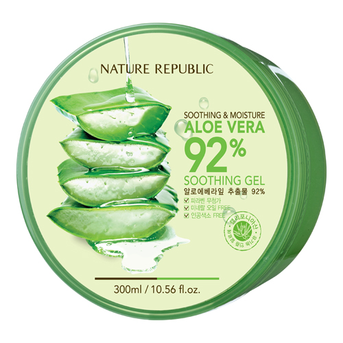 Gel Lô Hội Nature Republic Soothing & Moisture Aloe Vera 92% Soothing Gel (300ml)