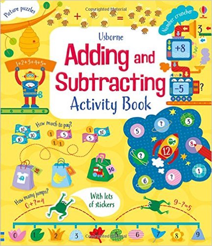 Sách tương tác tiếng Anh - Usborne Adding and Subtracting Activity Book