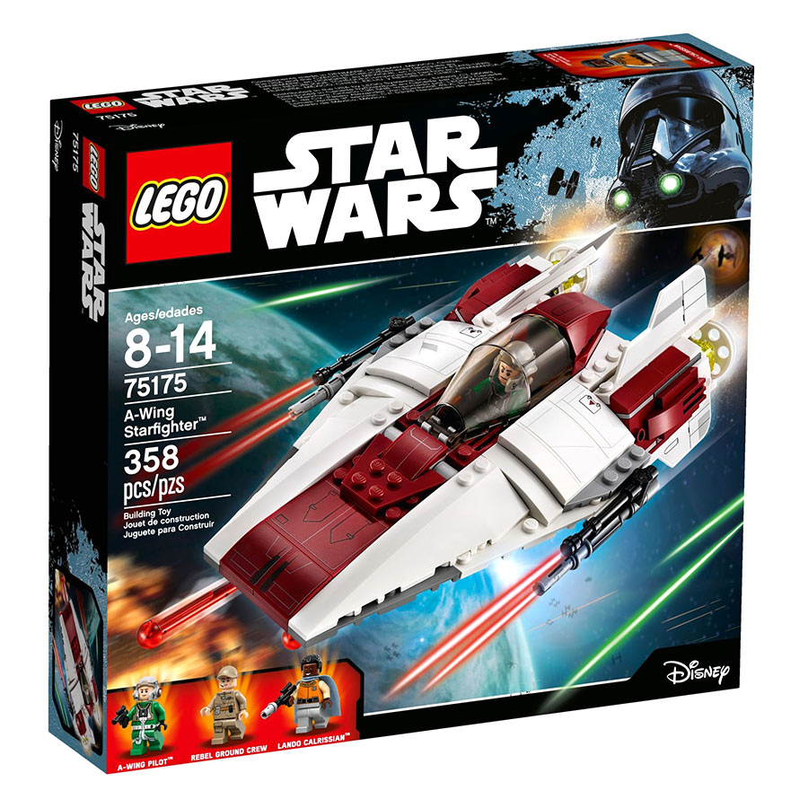 Bộ Xếp Hình Phi Thuyền Chiến Đấu A-Wing Lego Starwars 75175 (358 Chi Tiết)