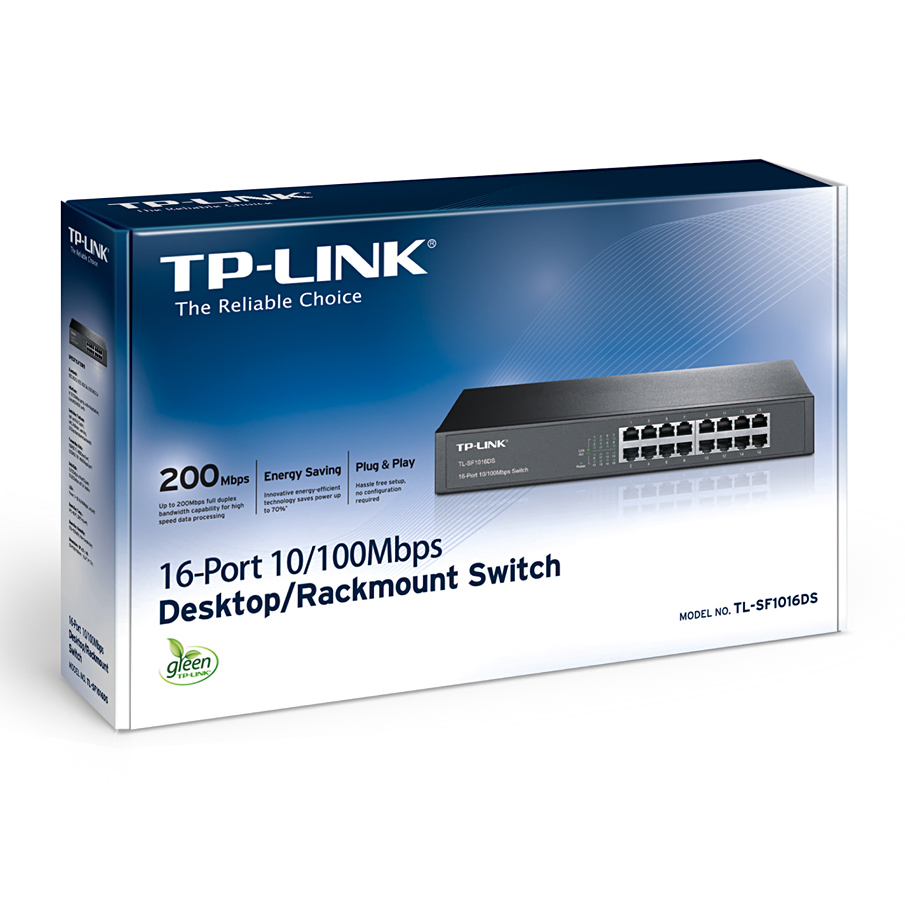 Switch TP-Link  -TL-SF1016DS - 16 - Port - Hàng Chính Hãng