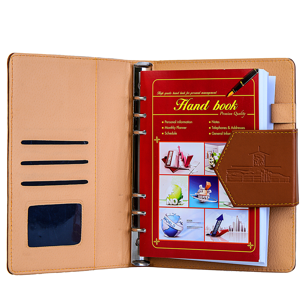Bóp Sổ 6 Còng Lớn 2 Da (200 Trang)