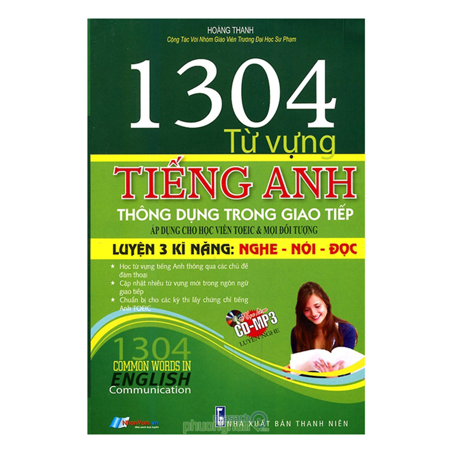 1304 Từ Vựng Tiếng Anh Thông Dụng Trong Giao Tiếp (Kèm CD)