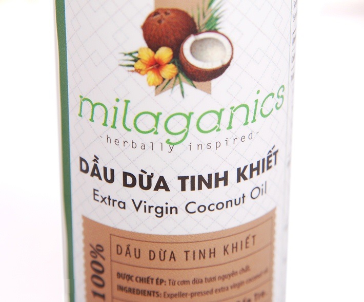 Dầu Dừa Tinh Khiết Milaganics (100ml)