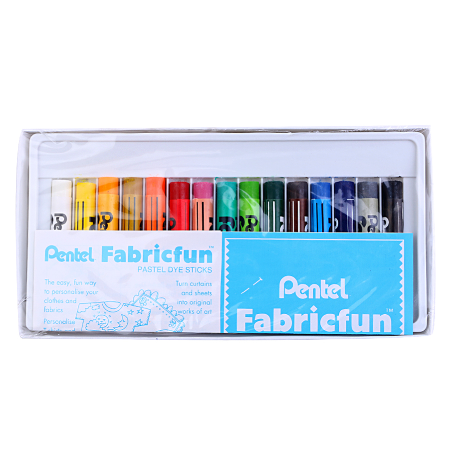 Hộp Màu Sáp Vẽ Trên Vải Sợi Pentel PTS15