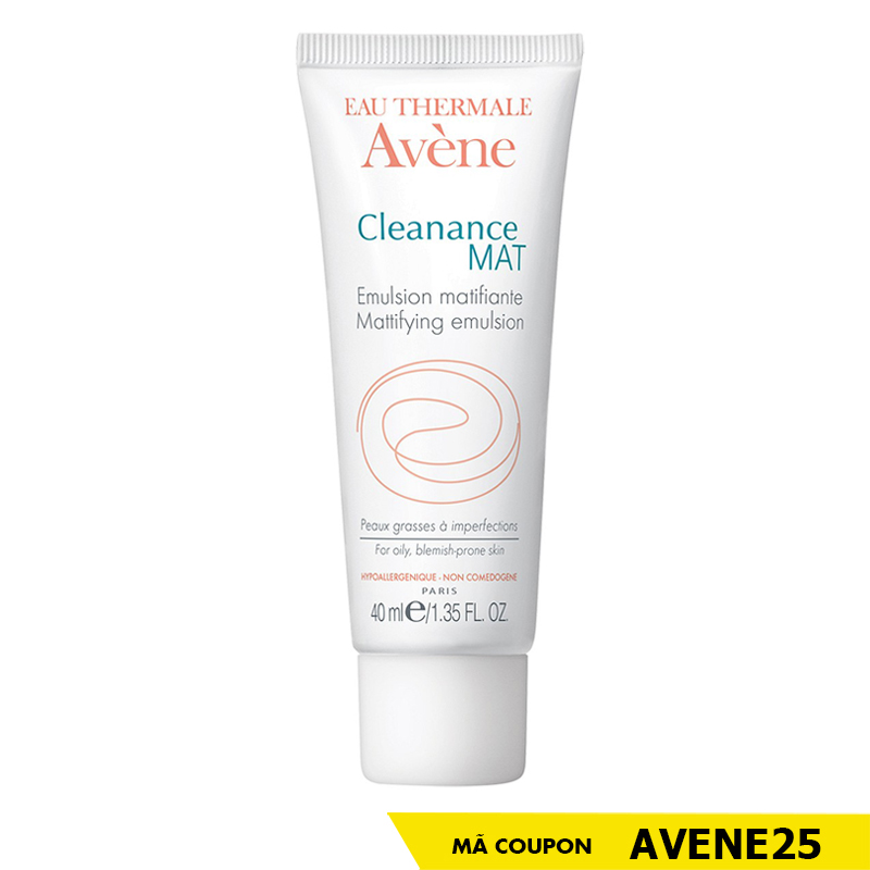 Nhũ Tương Giảm Bóng Nhờn Avene Cleanance Mat Emulsion 40ml - A1CME1 - 100788434