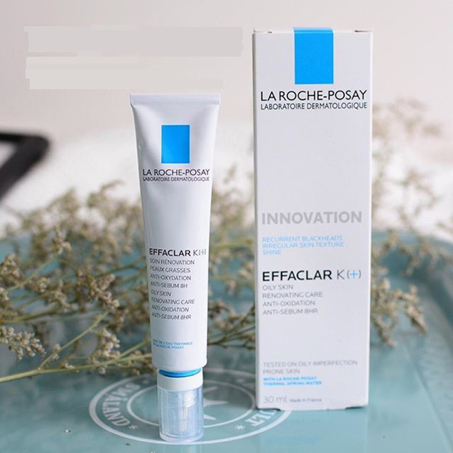 Kem Dưỡng Giúp Cải Thiện Bề Mặt Da, Giảm Mụn Đầu Đen Và Giảm Bóng Nhờn La Roche Posay Effaclar K+ (30ml)