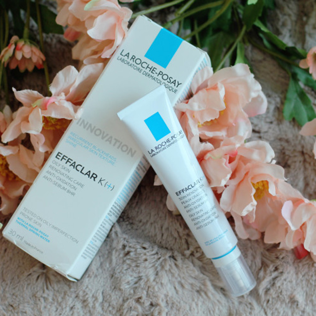 Kem Dưỡng Giúp Cải Thiện Bề Mặt Da, Giảm Mụn Đầu Đen Và Giảm Bóng Nhờn La Roche Posay Effaclar K+