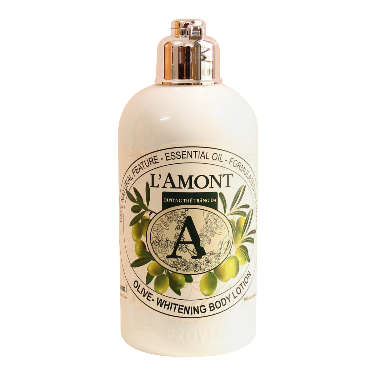 Sữa Dưỡng Thể L'amont En Provence Olive Whitening Body Lotion Chai 250ml