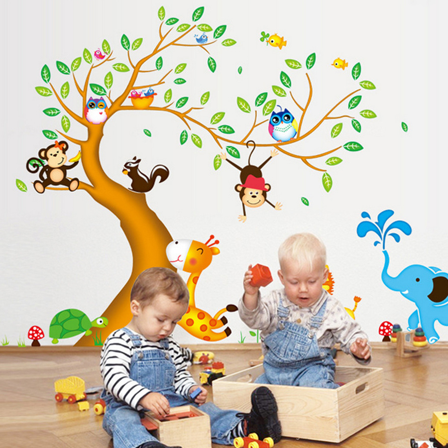 Decal Vườn Thú Lala Shop DC1051 - Mẫu 17