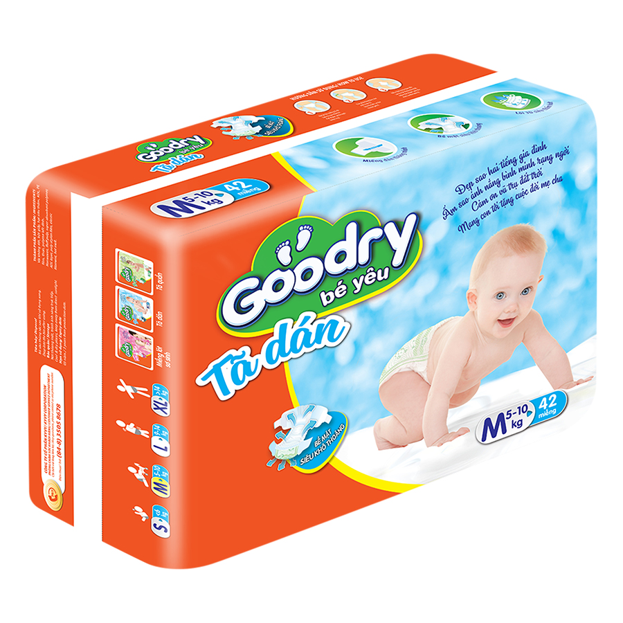 Tã Dán Goodry DGDM42NM M42 (42 Miếng)