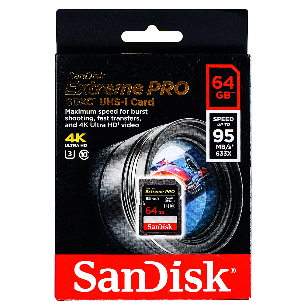 Thẻ Nhớ SDHC Extreme Pro 633X SanDisk 64GB - 95MB/s - Hàng Chính Hãng