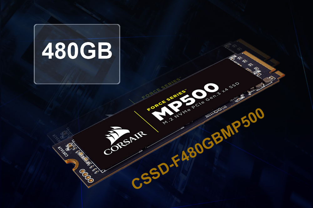 Ổ Cứng SSD Corsair MP500 480GB - CSSD-F480GBMP500 - Hàng Chính Hãng