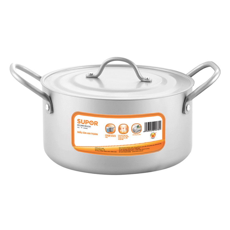 Nồi Canh Oxy Hóa Mềm Supor Healthy 24cm (6.0L) - HT08008-5