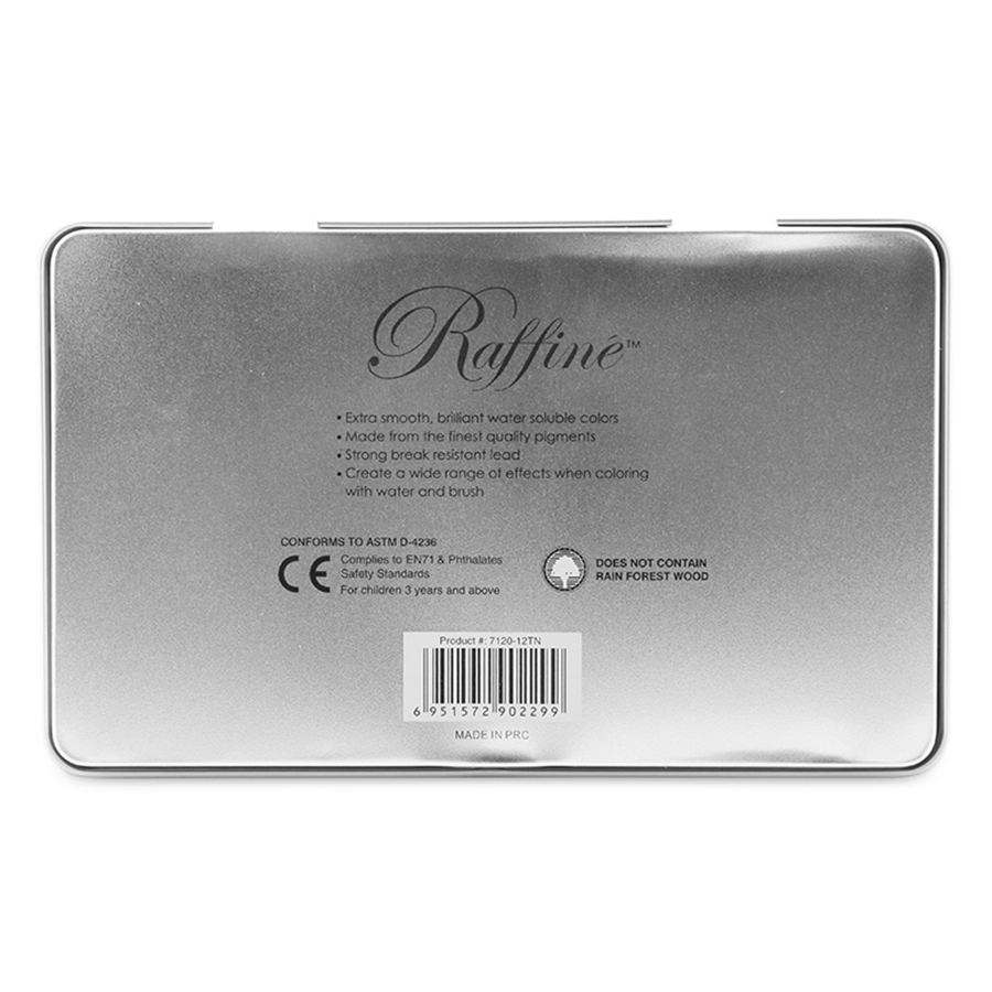 Bộ Chì Tô 12 Màu Nước Cao Cấp RAFFINE 7120-12TN 