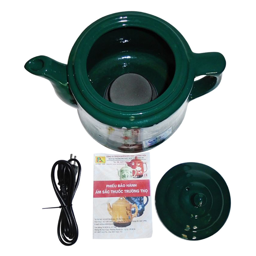 Siêu Sắc Thuốc Tự Động Trường Thọ BA 2086 - Xanh (2.8L)- Hãng chính hãng