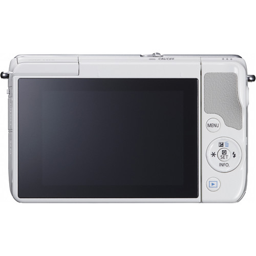 Máy Ảnh Canon EOS M10 (Trắng) EF-M15-45 IS STM - Hàng Nhập Khẩu