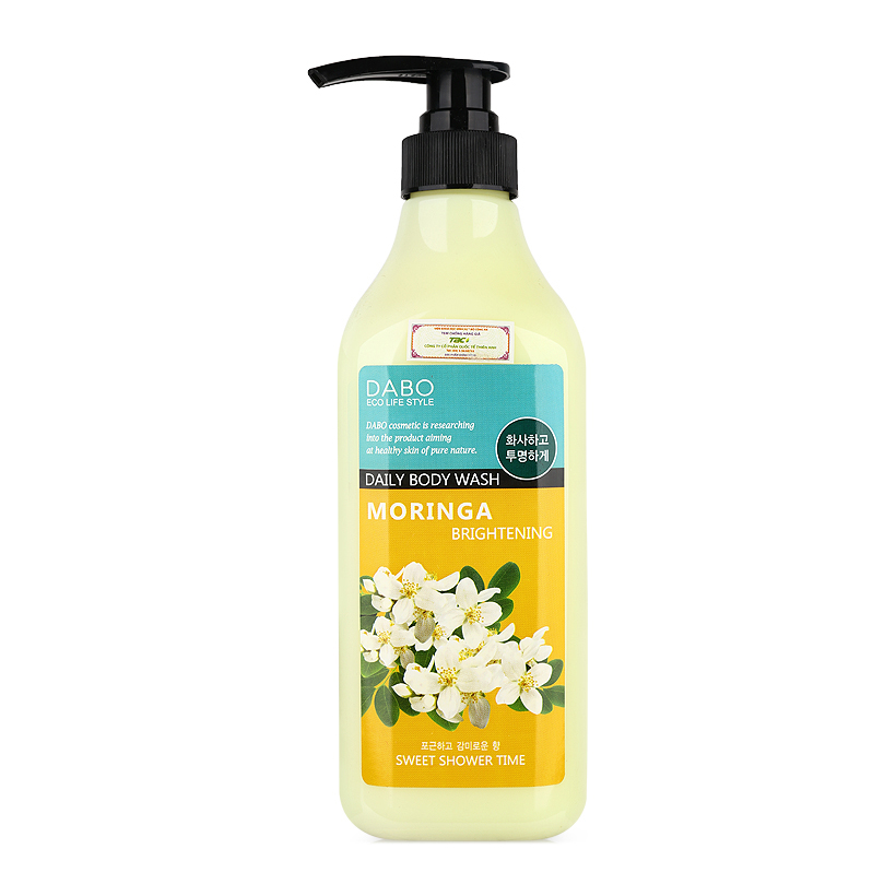 Sữa Tắm Dabo Cao Cấp  Sáng Da Moringa  Dabo Body Wash Moringa - Brightening (750ml)