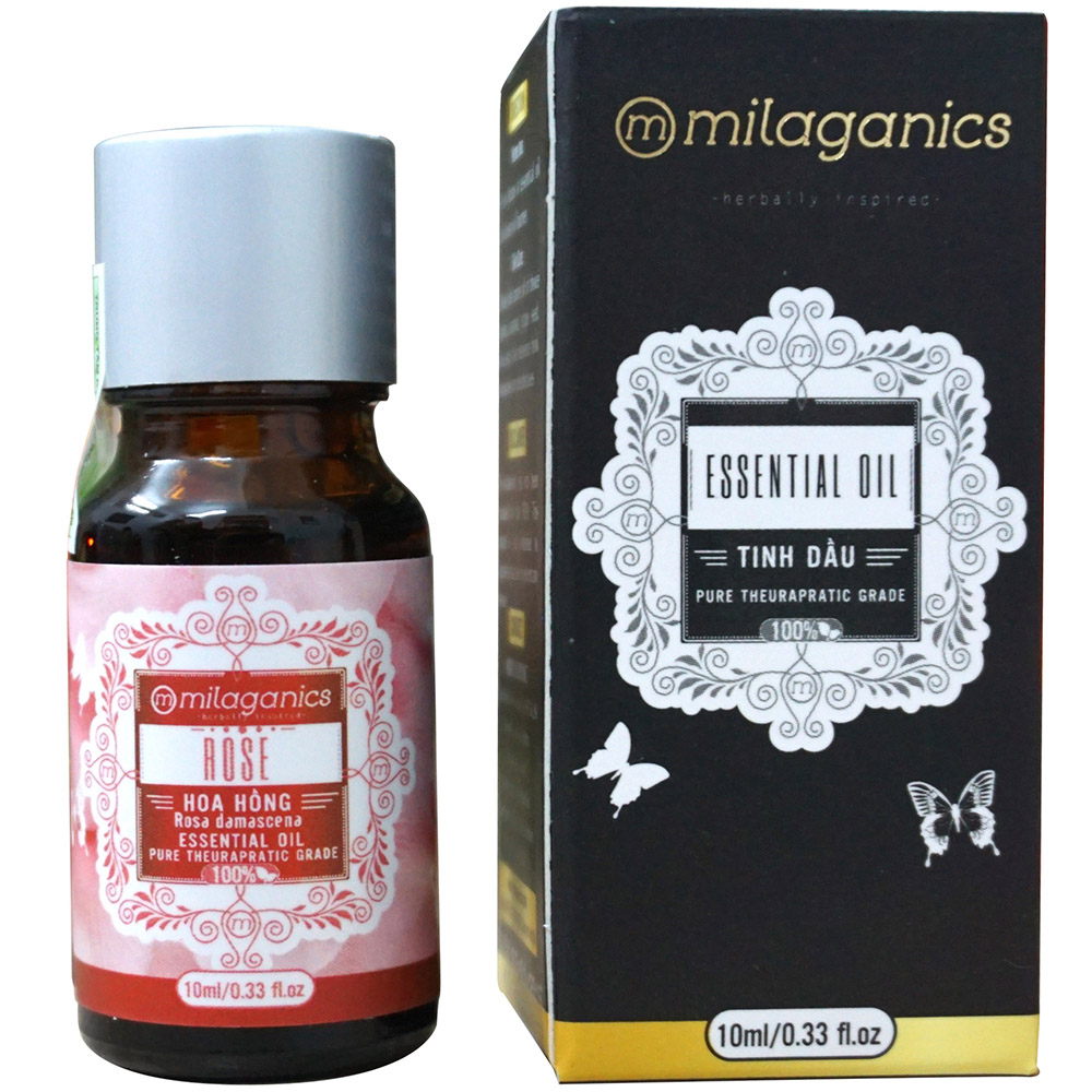 Tinh Dầu Hoa Hồng Ấn Milaganics 10ml