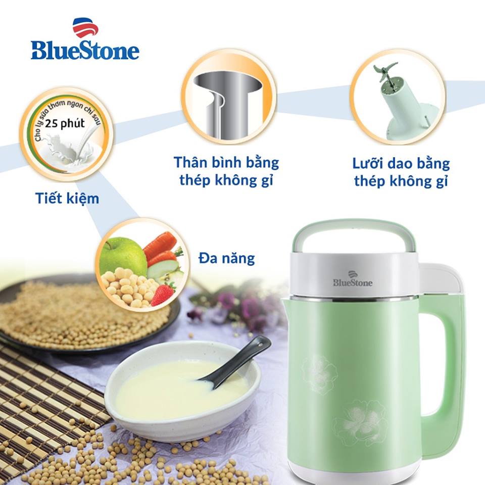 Máy Làm Sữa Đậu Nành Bluestone SMB-7326 1.2L - Hàng chính hãng