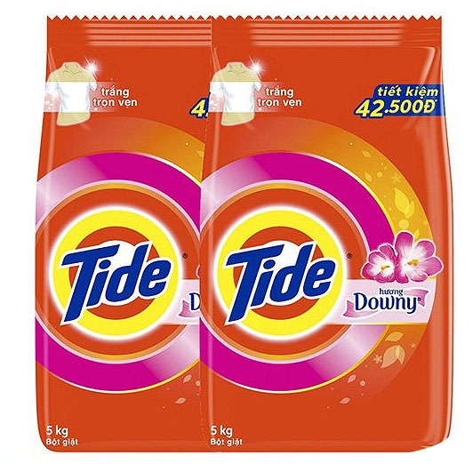 Combo 2 Bột Giặt Tide Hương Downy 5kg